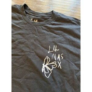 Lil Nas X Hip Hop Wings Official Merch Black T-Shirt Mens XL